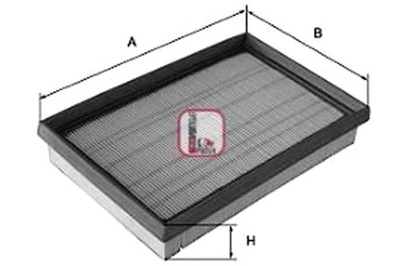 Sofima фільтр повітря renault laguna, laguna iii фото №1