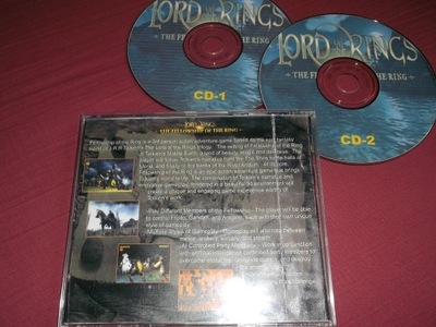 The Lord of the Rings The Fellowship of the Ring - GRA PC - 2 x CD ideał