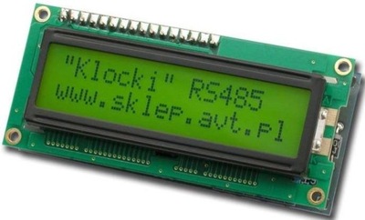 Alfanumeryczny wyświetlacz LCD, AVT538 C