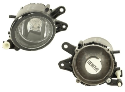 Лампа противотуманная фара перед левый volvo c30 c70 s40 фото №1