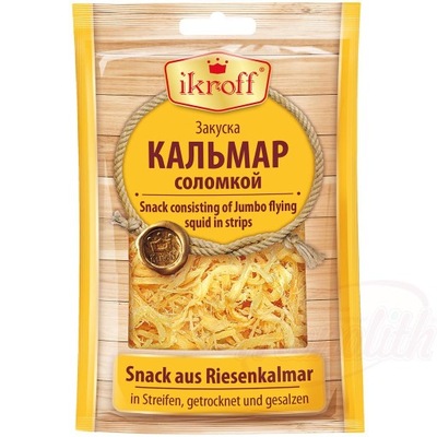 Kałamarnica paski suszone Ikroff, 36g