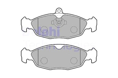 DELPHI ZAPATAS DE FRENADO PARTE TRASERA JAGUAR XJ XK 8 ASTON MARTIN DB7 VOLANTE  