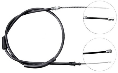 CABLE BRAKES MANUAL CITROEN ZX 1.9D 91-97 BACK P ate24.3727-0306
