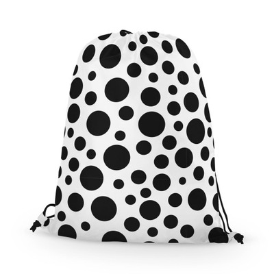 WORKO-PLECAK - Czarne grochy