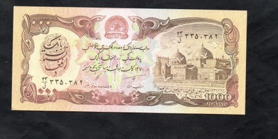 BANKNOT Afganistan -- 1000 AFGHANIS, UNC
