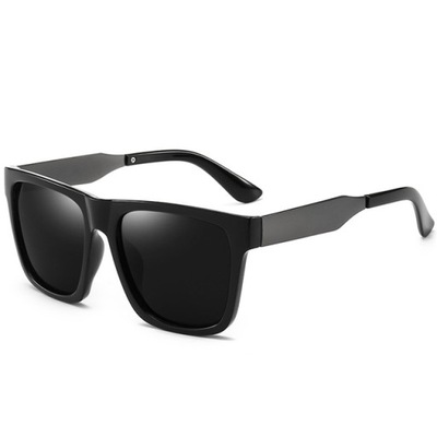 SUNGLASSESRetro Square spolaryzowane m?skie okular