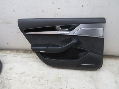 Обшивка оббивка двері лівий задня long audi a8 d4 фото №1