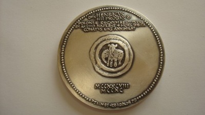 MEDAL HENRYK IV posrebrzany