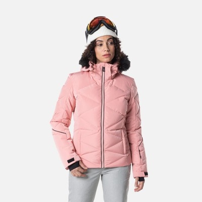 Kurtka narciarska Rossignol W Staci Pearly różowa - L