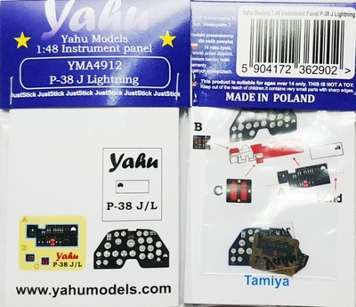 Yahu Models YMA4912 1/48 P-38 J (Tamiya)