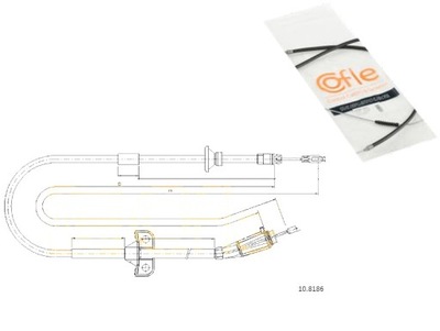 CABLE FRENOS DE MANO VOLVO COFLE  