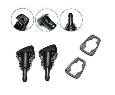 2x насадка омивач форсунка омивача dodge ram 1500 2500 фото №1