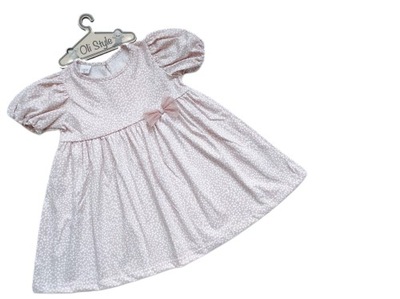 Sukienka dziewczęca, letnia na krótki rękaw - Atut (Rozmiar: 116)