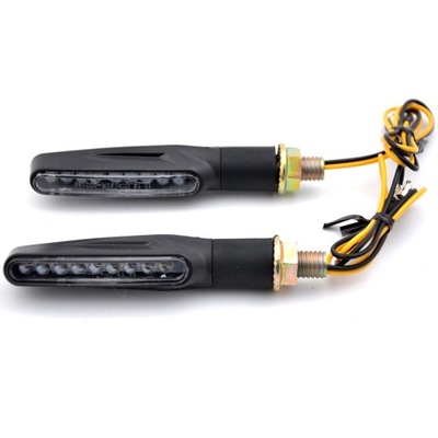 Kierunkowskazy LED M10 – komplet 2 szt. Motocykl Skuter Cross Quad Enduro