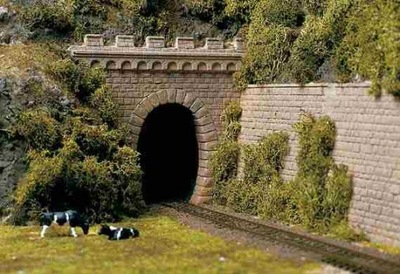 Portal tunelu jednotorowego 2szt., Auhagen 11342