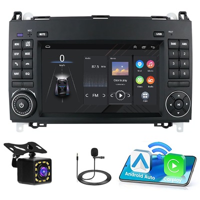 RADIO GPS ANDROID MERCEDES W169 W245 W906 SPRINTER W639 VITO VIANO 2GB/64GB  