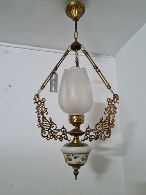 Stylowa mała lampa Wisząca z ceramiką żyrandol