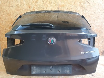 Alfa romeo stelvio крышка багажника багажника basalto brown камера bdb фото №1