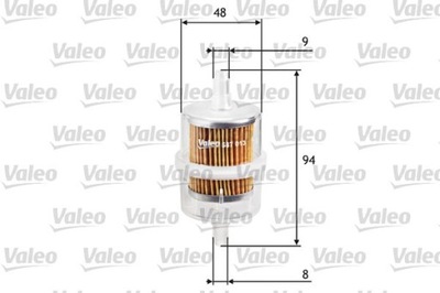 VALEO 587013 VALEO FITLR COMBUSTIBLES - GASOLINA  