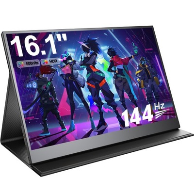 Przenośny monitor Gamingowy monitor 144 Hz Uperfect 16,1" 1080P IPS 144 HZ