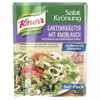 Knorr Sos Do Sałatek Zioła z Czosnkiem z Niemiec