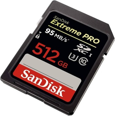 Karta SD Sandisk extreme pro 512gb 512 GB SDXC