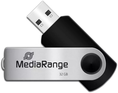 Pendrive MediaRange 32GB obracany USB 2.0