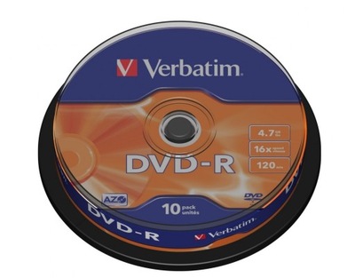 Płyta DVD Verbatim DVD-R 4,7 GB 10 szt.