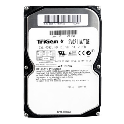 TRIGEM 2.1GB 5.4K 512KB ATA IDE 3.5'' SV0211A/TGE