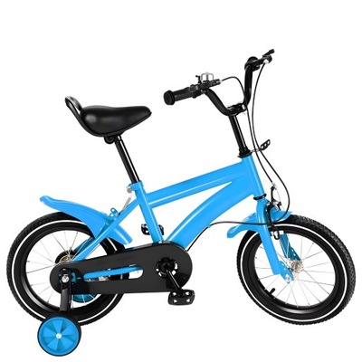 ROWER DLA DZIECI 14 CALI ROWEREK NIEBIESKI DZIECIĘCY + BOCZNE KÓŁKA