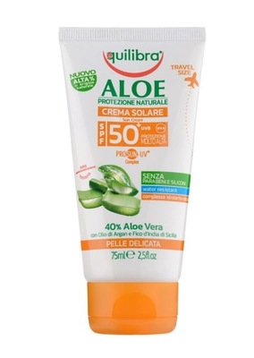 Equilibra Aloe Krem przeciwsłoneczny SPF50 75ml