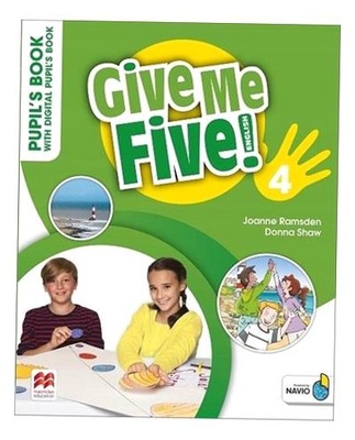 GIVE ME FIVE! 4 PUPIL'S BOOK+ KOD ONLINE DONNA SHAW, JOANNE RAMSDEN