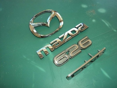 Mazda 626 Emblem Set In Metal 