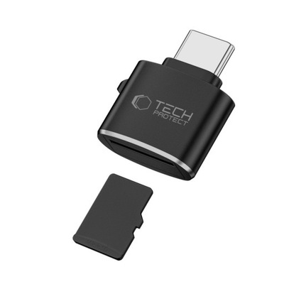 TECH-PROTECT - ADAPTER CZYTNIK KART USB-C TYPE-C CARD READER MICRO SD/TF