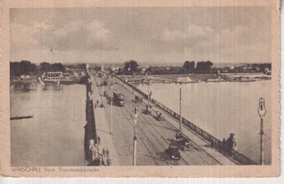 Warszawa Most Ks. Józefa Poniatowskiego 1943r.