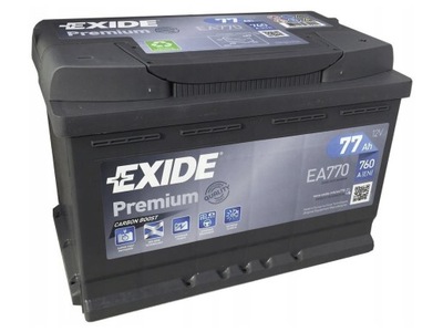 АКУМУЛЯТОР EXIDE PREMIUM 77AH VAG SEAT VW SKODA