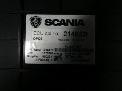 Блок управления модуль коробки ретардер opc 5 scania r 2038989 фото №1