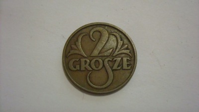 Moneta 2 grosze 1934 stan 3+