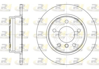 DISKU STABDŽIŲ 280X10 P 5-OTW RH 6284.00 