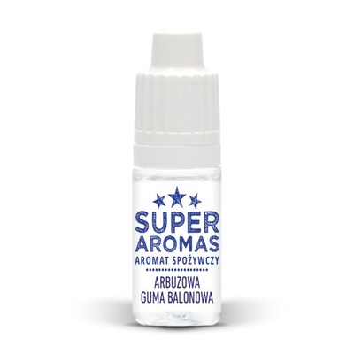 SUPER AROMAS aromat ARBUZOWA GUMA BALONOWA 10 ml