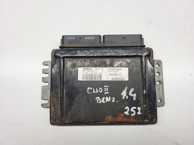 Бортовий комп'ютер блок керування двигуна renault clio ii 1.4b s110030314a 8200019639 фото №1