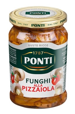 Pieczarki do pizzy w oleju PONTI Funghi Alla Pizzaiola 280g