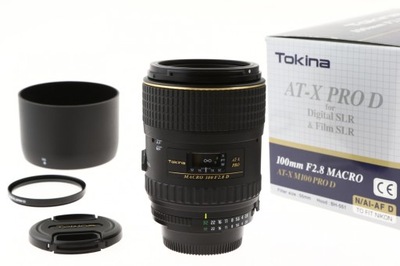 Tokina AT-X 100mm F2.8 Macro AT-X PRO D Nikon