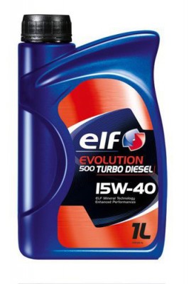 Olej Elf Evolution 500 Turbo Diesel 15W40 1-litr