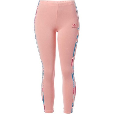 LEGGINSY DZIEWCZĘCE ADIDAS BAWEŁNIANE RÓŻOWE 152CM