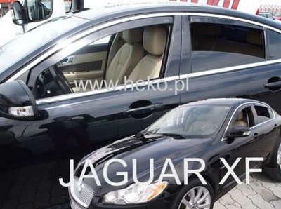 DEFLECTORES HEKO JAGUAR XF I X250 4D 2007-15 4 PIEZAS  