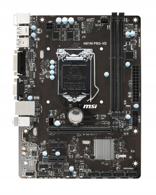 Płyta główna MSI H81M PRO-VD socket 1150