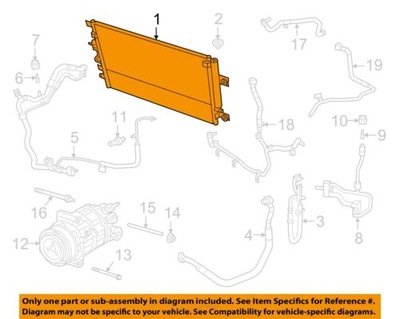 Конденсатор кондиціонера jeep cherokee фото №1