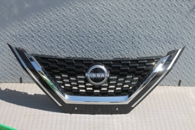 Решётка радиатора передняя + эмблема камера перед nissan qashqai iii j12 21- фото №1