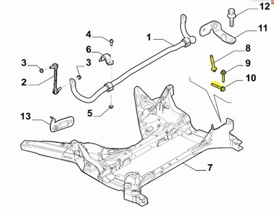 Комплект гвинт передньої подрамник alfa romeo giulia stelvio фото №1